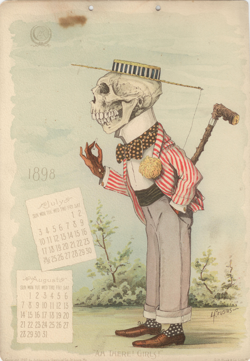 Illustration for article titled Journey To 1898, When Analgesics Were Advertised With Images of Death